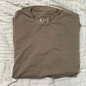 Bylt Basics Drop-Cut: Bylt Signature Short Sleeve Tee-Sand-XL